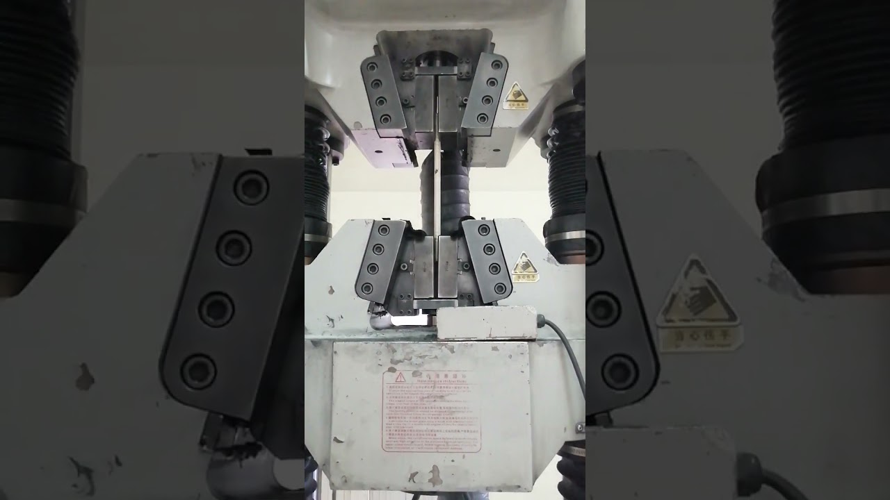 Universal Tensile Machine(UTM). tested grade 60 and 9.5mm dia, steel coated rebar.