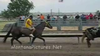 preview picture of video 'Men's Relay Horse Race - Great Falls, Montana'