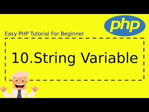 10 String Variable Complete Easy Php Tutorial For Beginner