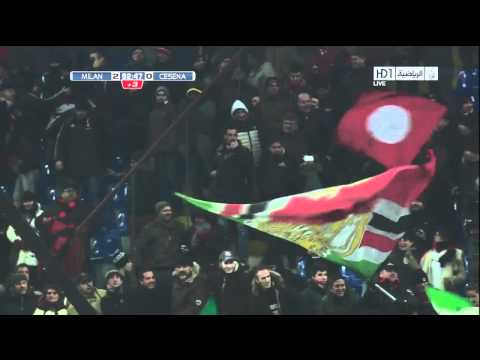 Ibrahimovic Goal on Cesena - 23/01/2011