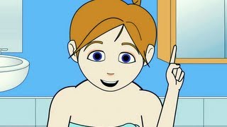 After The Bath I Try Try Try Nursery Rhyme | Kids Animation Rhymes Songs