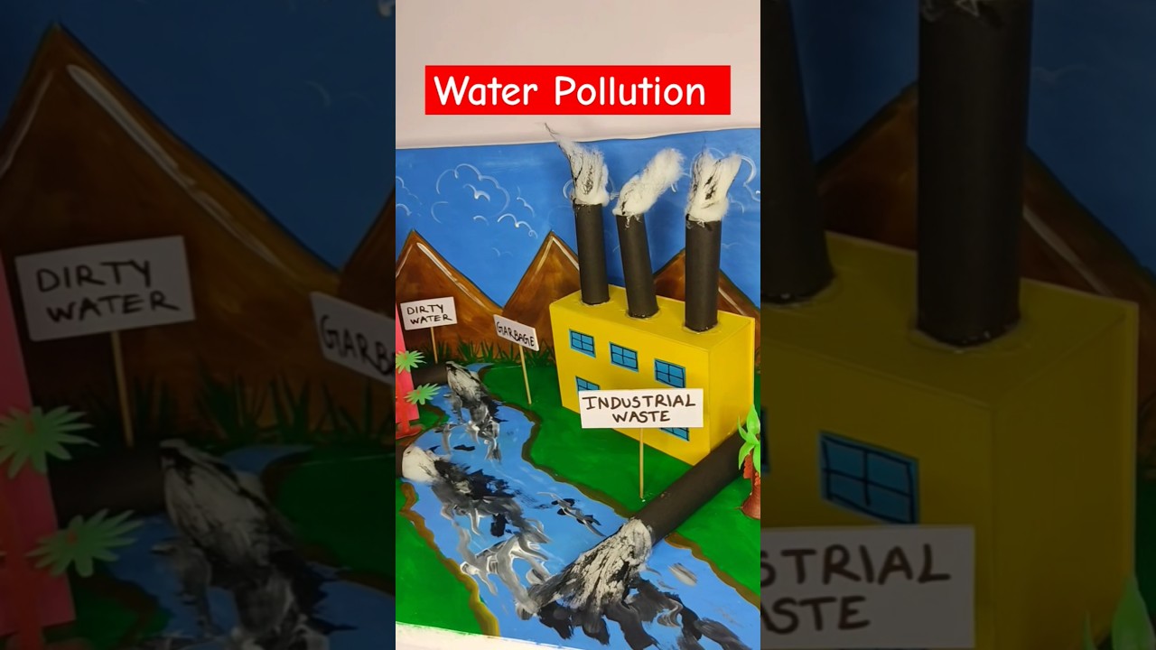 pollution model for school project | science project #science #scienceproject #pollution
