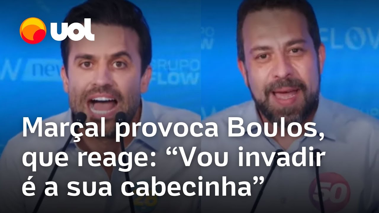 Marçal provoca Boulos, que tem direito de resposta negado e reage: 'Vou invadir é a sua cabecinha'