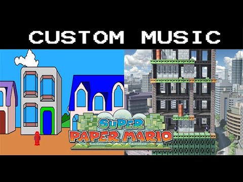 Super Paper Mario's "Flip/Flopside" in Pac-Land + Wrecking Crew (Smash Ultimate)