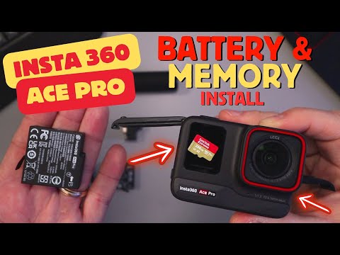 Insta360 Ace Pro Memory Card Battery Install FAST  Get Shooting ASAP
