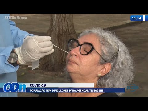 População tem dificuldade para agendar testagens para Covid-19 08 02 2022