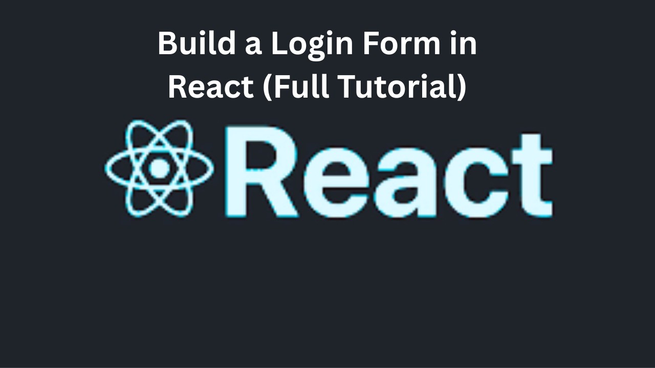 Simple React Login Form with Error Handling