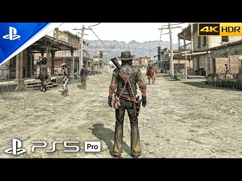 Red Dead Redemption (PS5 PRO) Next-Gen Upgrade Gameplay (4K 60 FPS HDR)