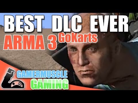 ARMA 3 GO KARTS BEST DLC EVER ! - GamerMuscle Gaming