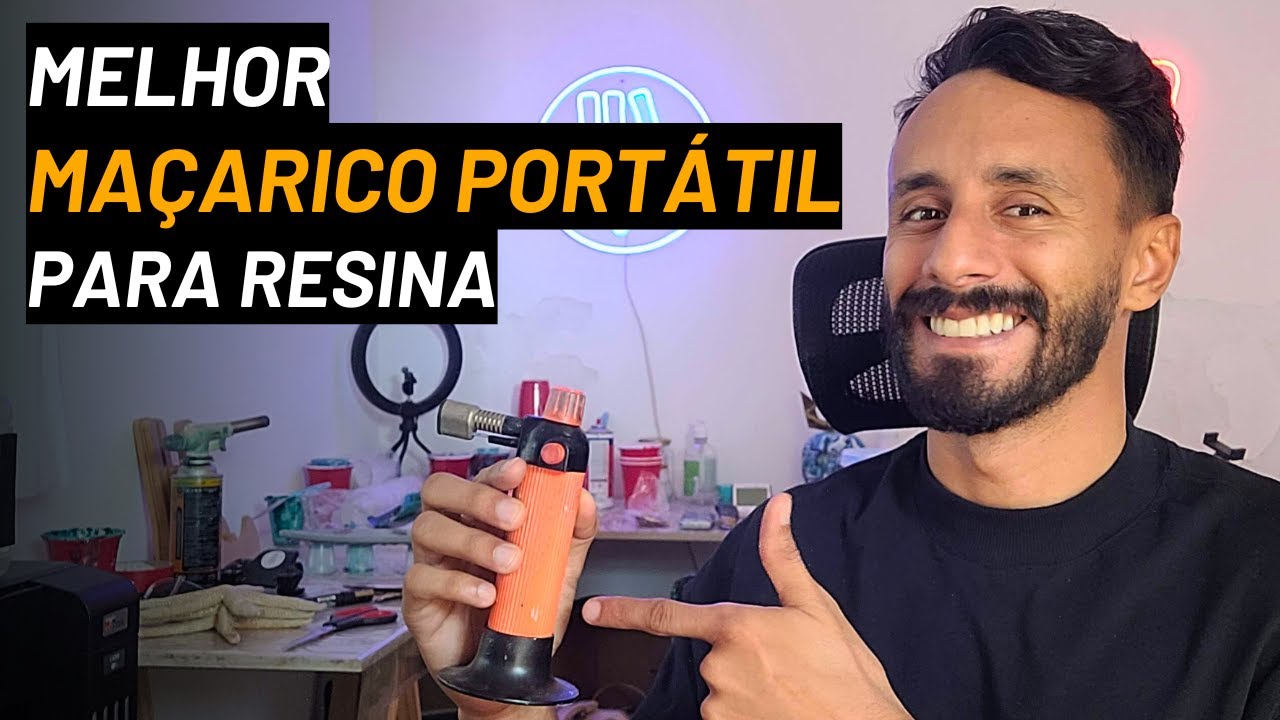 QUAL o MELHOR MAÇARICO PORTÁTIL para usar na RESINA? Veja os 3 que eu uso!