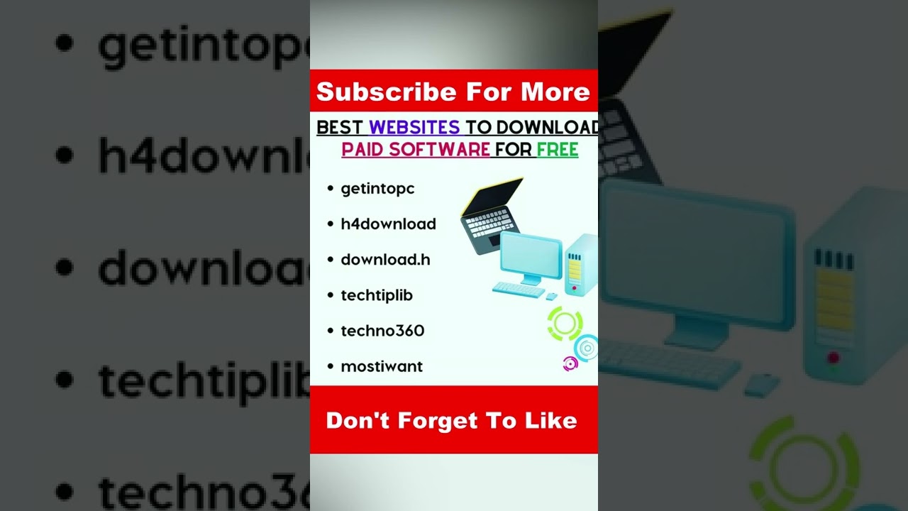 Best Websites To Download Paid Software For Free #shorts