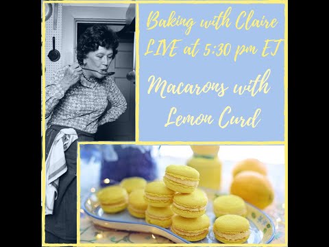 Election Night Baking with Claire: Lemon Macarons