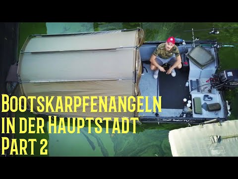 City Part 2 Bootskarpfenangeln in der Hauptstadt Karpfenangeln vom Boot (Stadtangler.TV)