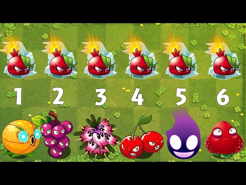 Pvz 2 Challenge - Which Plant Can Detroy 40 Frozen Bombegranate With 1 Plant Food ？
