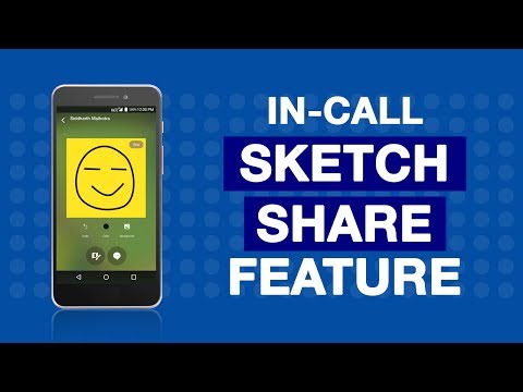 JioCall - In-call sketch share feature