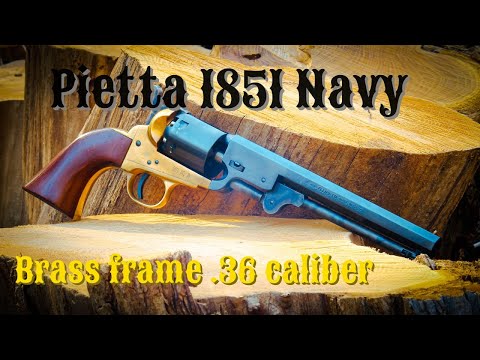 The cheapest cap and ball revolver - Pietta 1851 Navy with brass frame