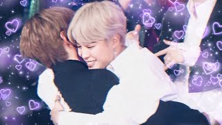 vmin hugging every chance they get (COMPILATION)