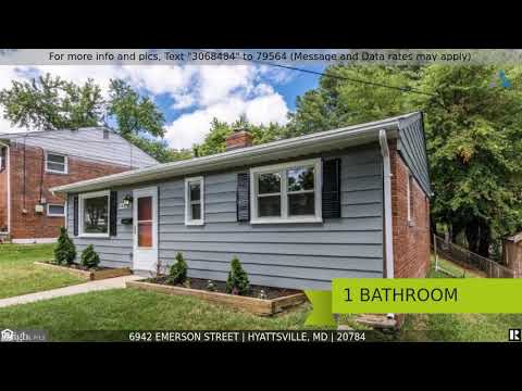 Priced at $275,000 - 6942 Emerson Street, Hyattsville, MD 20784