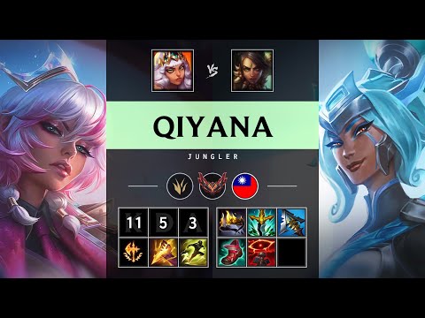 Qiyana Jungle vs Nidalee - TW Grandmaster Patch 25.09