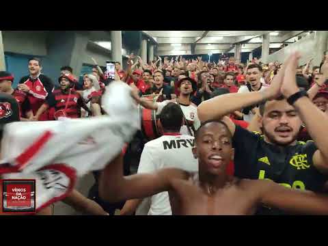 DESCIDA DA TORCIDA DO FLAMENGO CONTRA O ATLÉTICO GOIANIENSE - BRASILEIRÃO 2022 - 4K