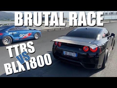 Brutal AUDI TTRS GOGI RACING VS NISSAN GTR R35 BLX1800 VIS KOSOVA