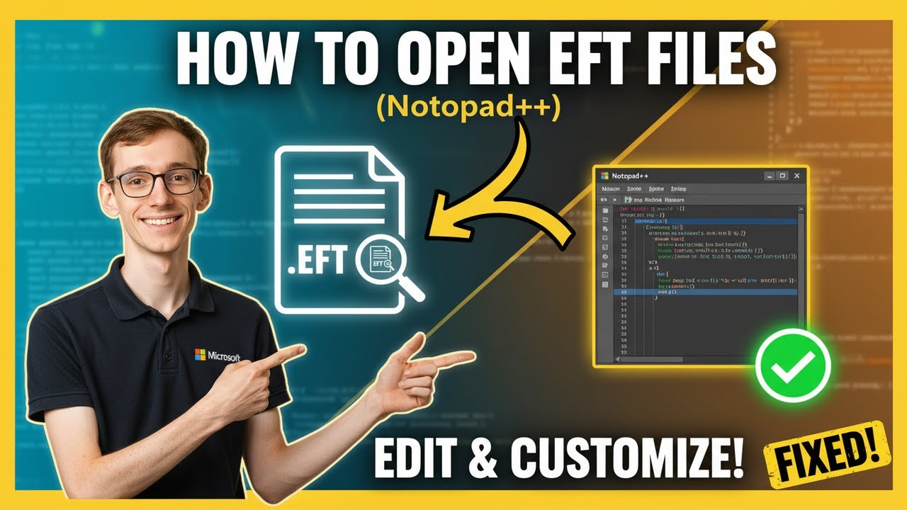How to Open EFT Files (Notepad++)