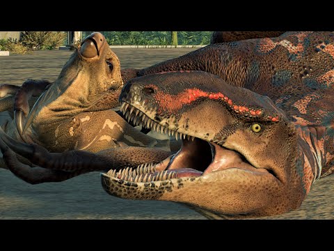 CRAZY KILL ANIMATIONS!!! Australovenator HUNTS Dinosaurs! - Jurassic World Evolution 2