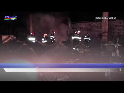 Jurnal MUSCEL TV 16.09.2021 Două case și o hală mistuite de flăcări la Pietroșni