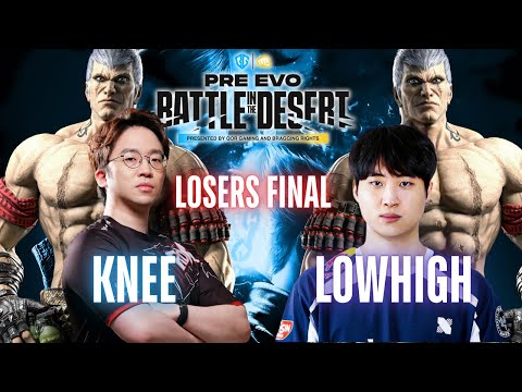 Knee (Bryan) Vs LowHigh (Bryan) - Losers Final | Pre EVO Battle in the Desert #tekken8