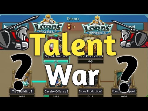 Best Talents For War - LordsMobile @BestMost