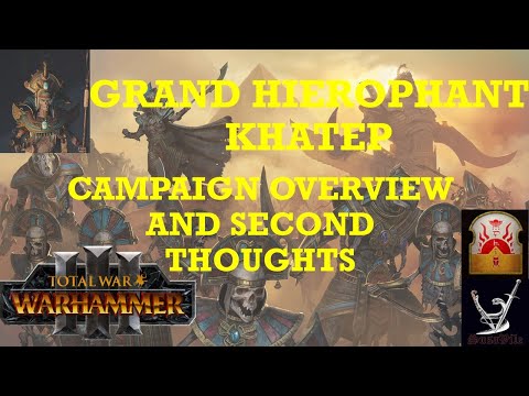 Total War: Warhammer 3 Immortal Empires Khatep - Tomb Kings campaign overview, guide