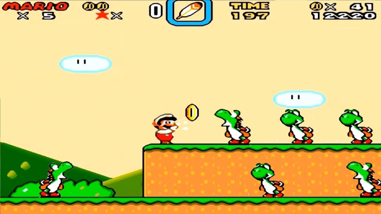Super Mario World HD: Mario Kills Yoshi