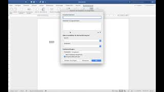 Word: Dropdown-Liste erstellen