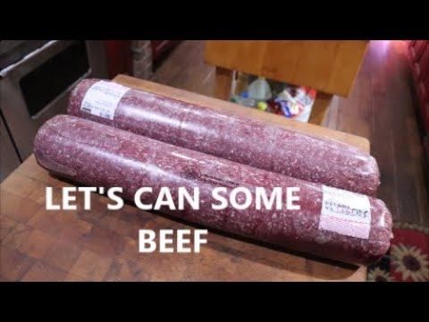 #451 Let's Pressure Can Some Ground Beef