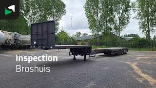Semi-remorque porte-engins Broshuis 31N5 A Extendable 640cm Steering Axle | Image 4 - Autoline
