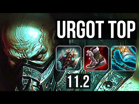 URGOT vs SETT (TOP) | Rank 4 Urgot, 8/3/12, 300+ games, Dominating | EUW Grandmaster | v11.2
