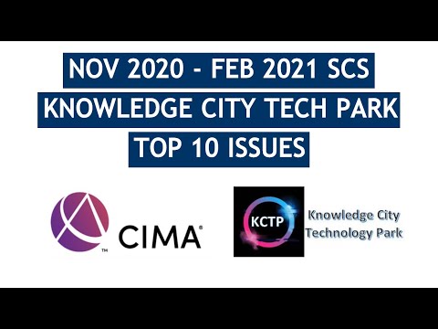 CIMA SCS KCTP Top Ten Issues - November 2020 & February 2021