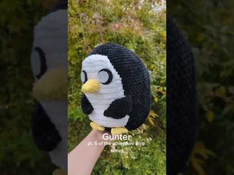 Gunter #crochet #amigurumi #plushies #smallbusiness #crafts #diy #handmade #adventuretime #landofooo