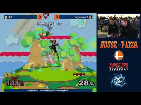 House of Paign 20 - Blitz (Fox) vs pregnantand16 (Captain Falcon) - Singles Pools