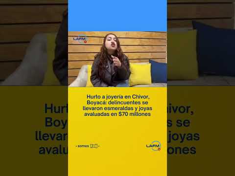 Robaron $70 millones en esmeraldas y cayeron en plena vía Bogotá-Tunja