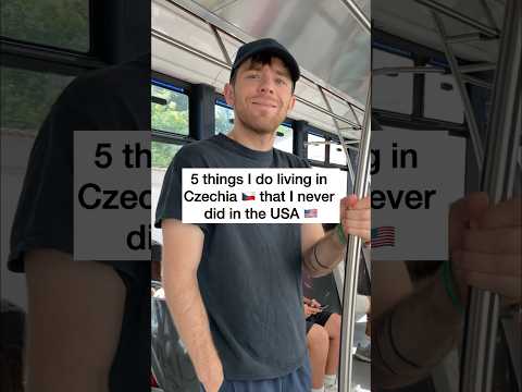 Differences living in Czechia vs USA #shorts