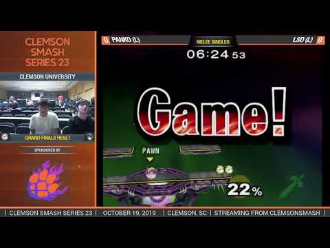 Clemson Smash Series 23 - Grand Finals - Panko (Jigglypuff) vs. LSD (Marth) - SSBM