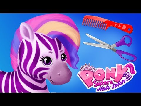 Fun Horse Care  - Cute Pet Pony Animal Makeup Makeover Pony Sisters Hair Salon 2