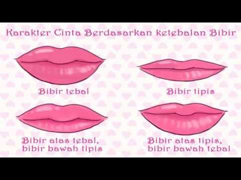 Karakter Cinta Berdasarkan Ketebalan Bibir