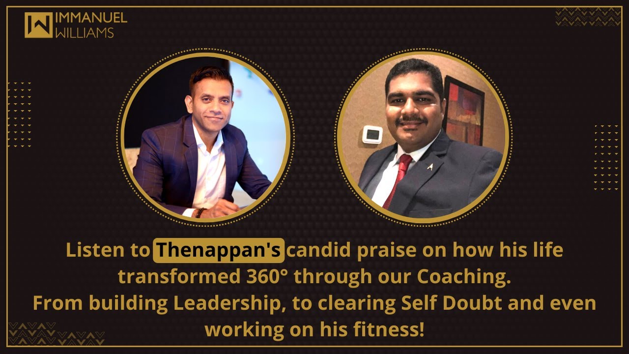 Life Transformation Journey of Thenappan Alagappan #testimonial