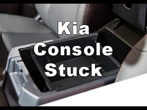 Kia console stuck kia telluride middle console broken kia middle console won’t open