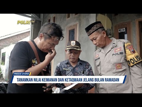 KEPEDULIAN POLISI KEPADA WARGA YANG LUMPUH DAN AJARKAN MENGAJI