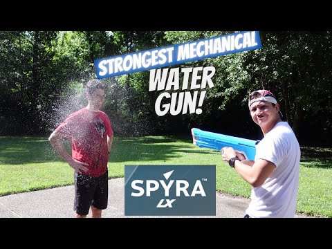 Spyra LX | Review of the BEST Mechanical Water Gun and comparison to Spyra Two | NO Batteries!