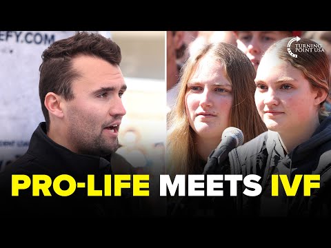Charlie Kirk Faces IVF Debate... With IVF Twins 👀