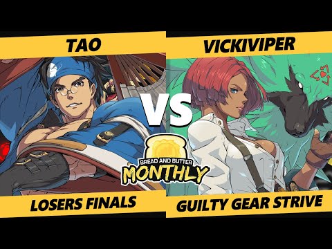 Bread and Butter 25 Losers Finals - VickiViper (Giovanna) Vs. Tao (Anji) Guilty Gear Strive